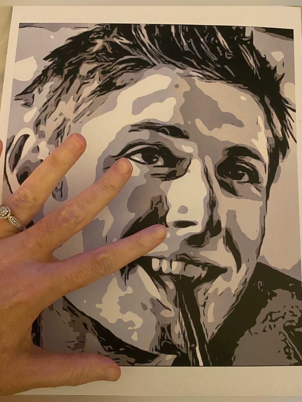 SUPERNATURAL DEAN WINCHESTER GRAPHIC ART PRINT